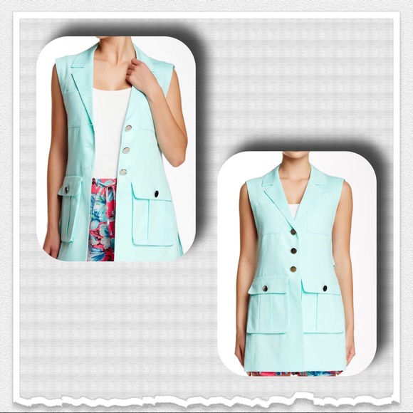 Nanette Lepore Jackets & Blazers - 🍀 Nanette Lepore Villa Vest in Turquoise